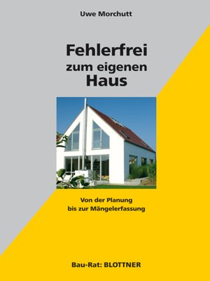 cover image of Fehlerfrei zum eigenen Haus